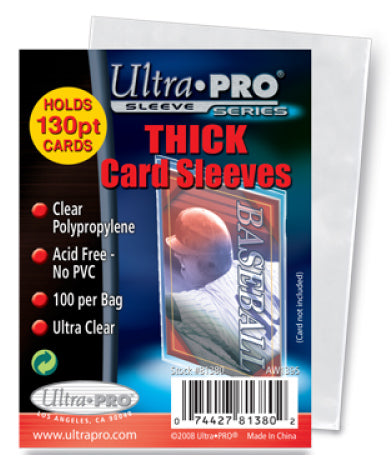 ULTRA PRO Card Sleeves - Thick Card Sleeves – Adam's Cardboard