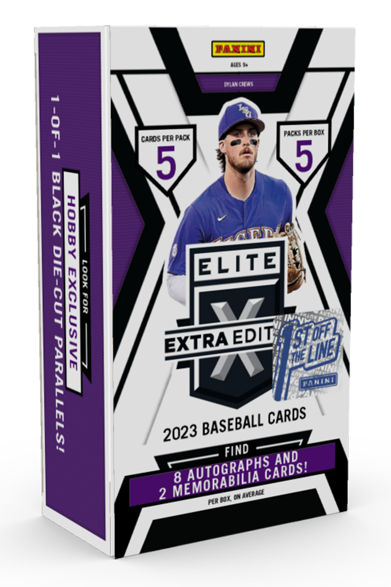 2023 Panini Elite Extra Edition Baseball - 1st Off The Line (FOTL) Hobby Box