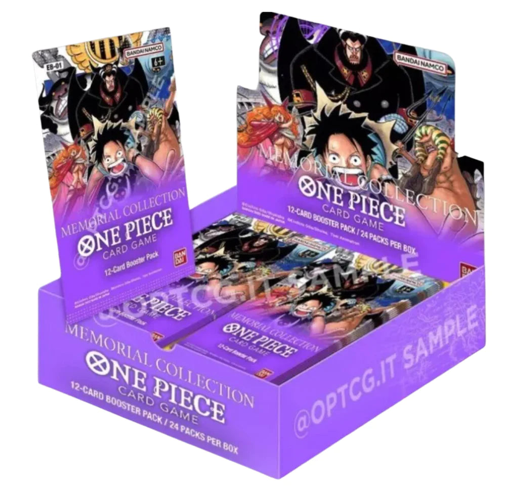 Pre Order - One Piece Card Game Memorial Collection Extra Booster Box [EB-01]