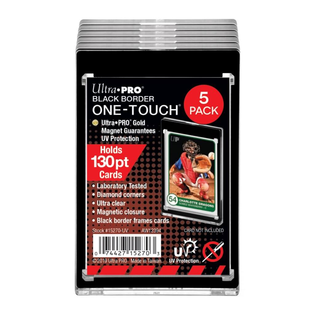 ULTRA PRO ONE TOUCH - 130PT UV Black Border w/Magnetic Closure 5