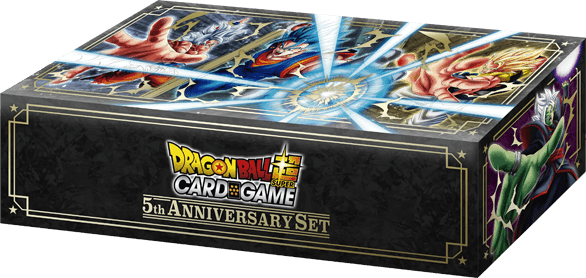 Dragon Ball Super Card Game 5th Anniversary Box Set 2022 Display