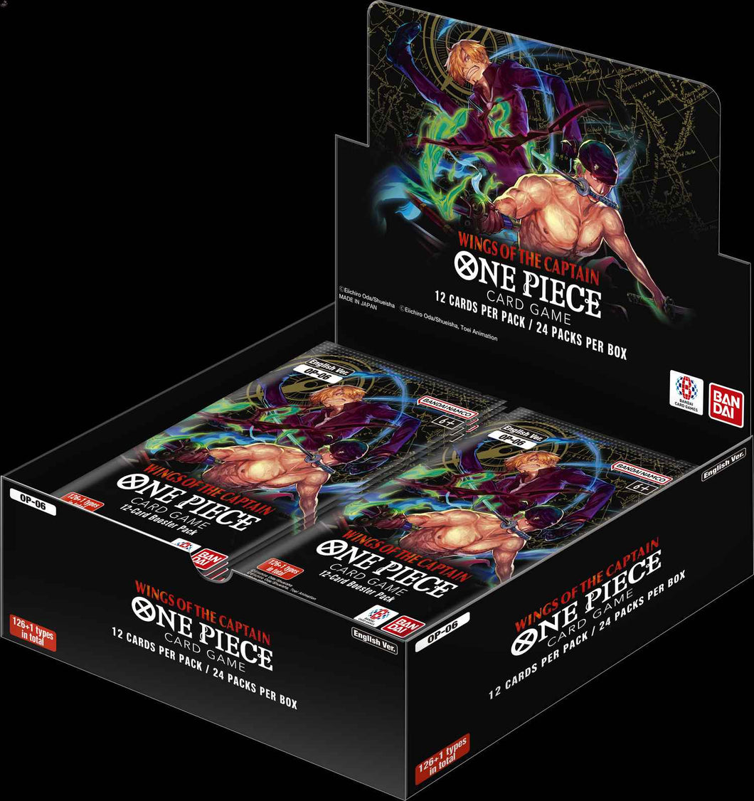 One Piece Card Game Wings of the Captain Booster Box [OP-06]