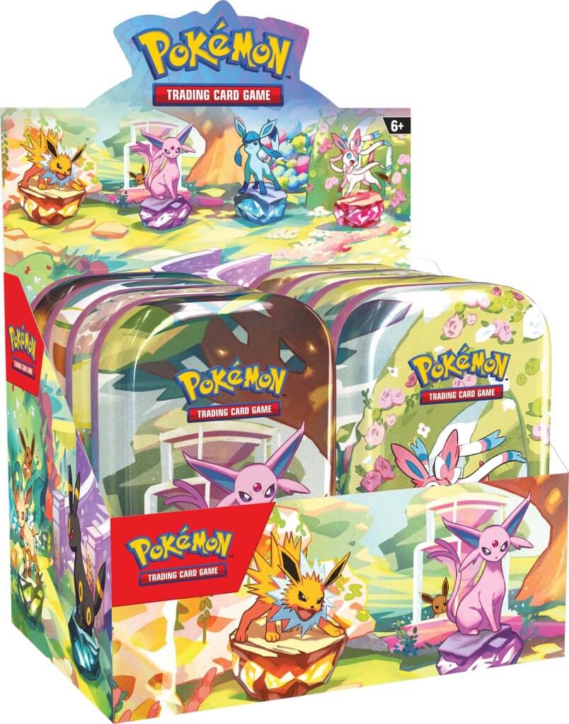 Pre Order - POKÉMON TCG Scarlet & Violet 8.5 Prismatic Evolutions Mini Tin