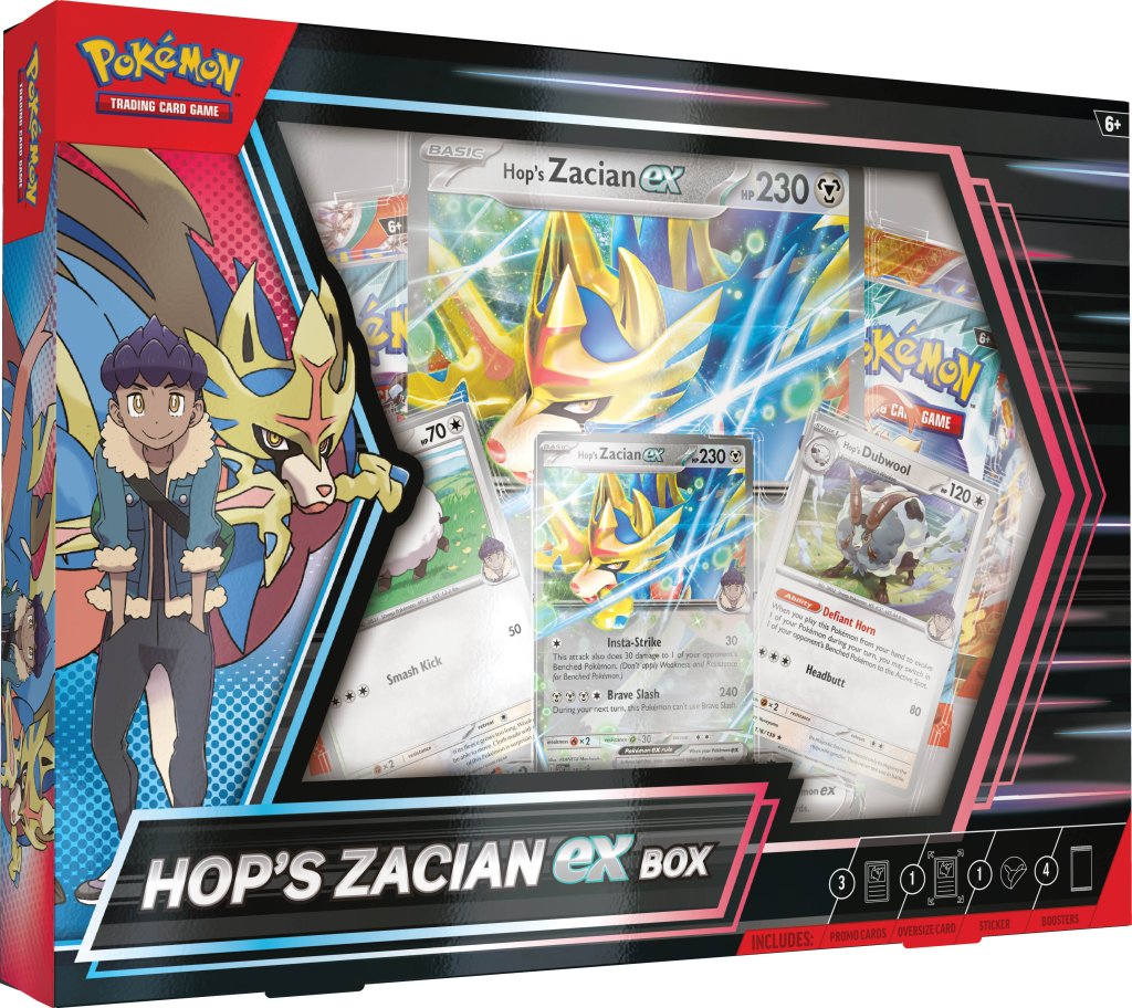 Pre Order - POKÉMON TCG: Hop's Zacian ex Box