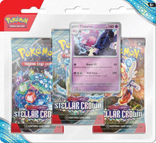 Load image into Gallery viewer, POKÉMON TCG Scarlet &amp; Violet 7 Stellar Crown Three Booster Blister
