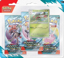 Load image into Gallery viewer, Pre Order - POKÉMON TCG Scarlet &amp; Violet 9 Journey Together Three Booster Blister
