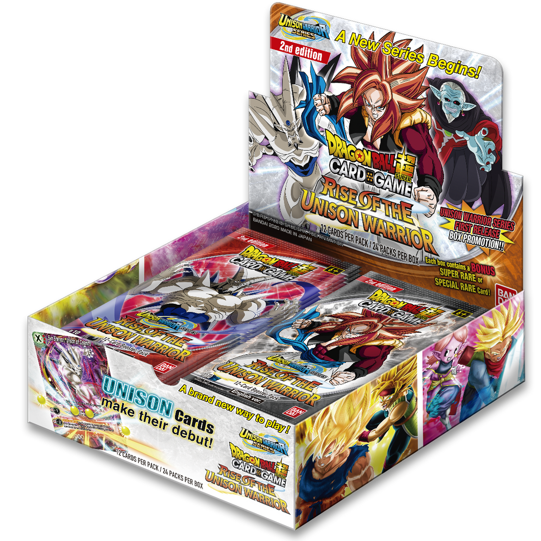 Dragon Ball Super Card Game UW1 - Rise of Unison Warrior - Booster Box Second Edition