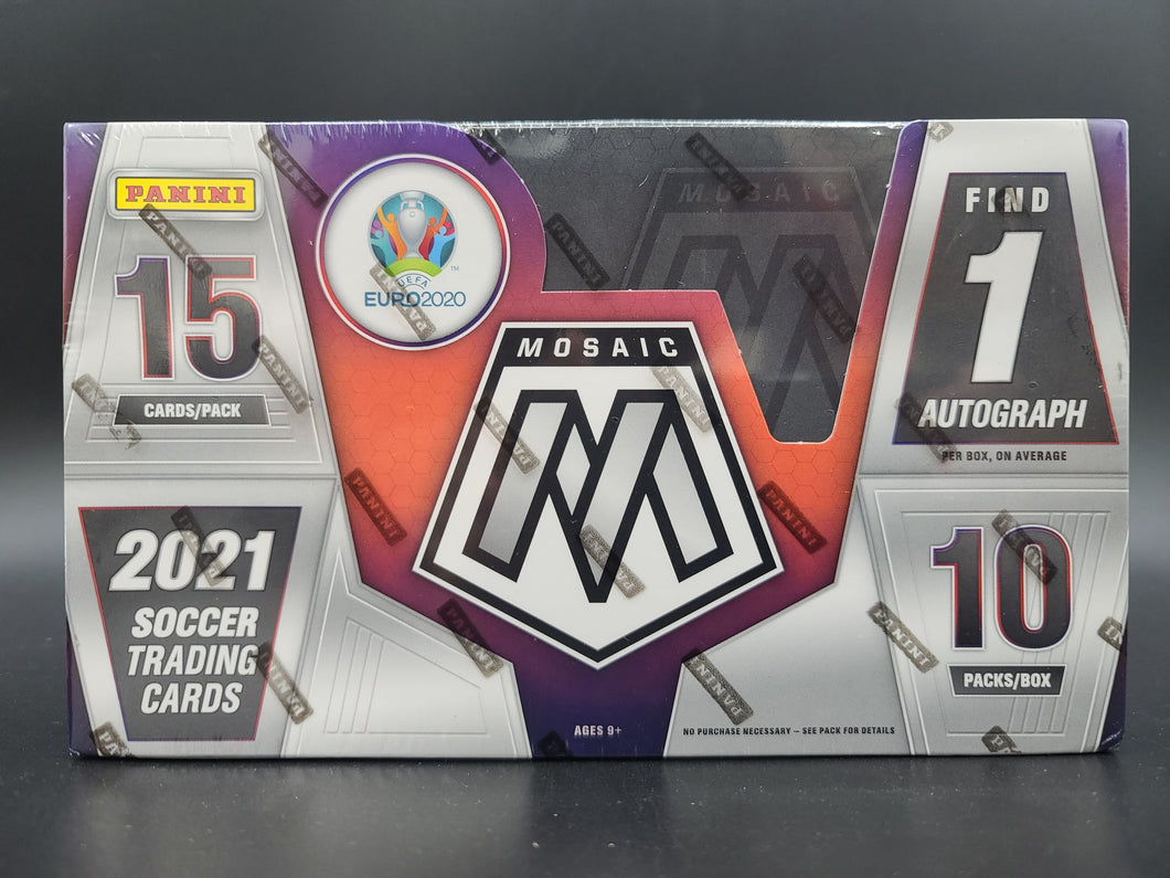 2020/21 Panini Mosaic UEFA Euro Soccer Hobby Box